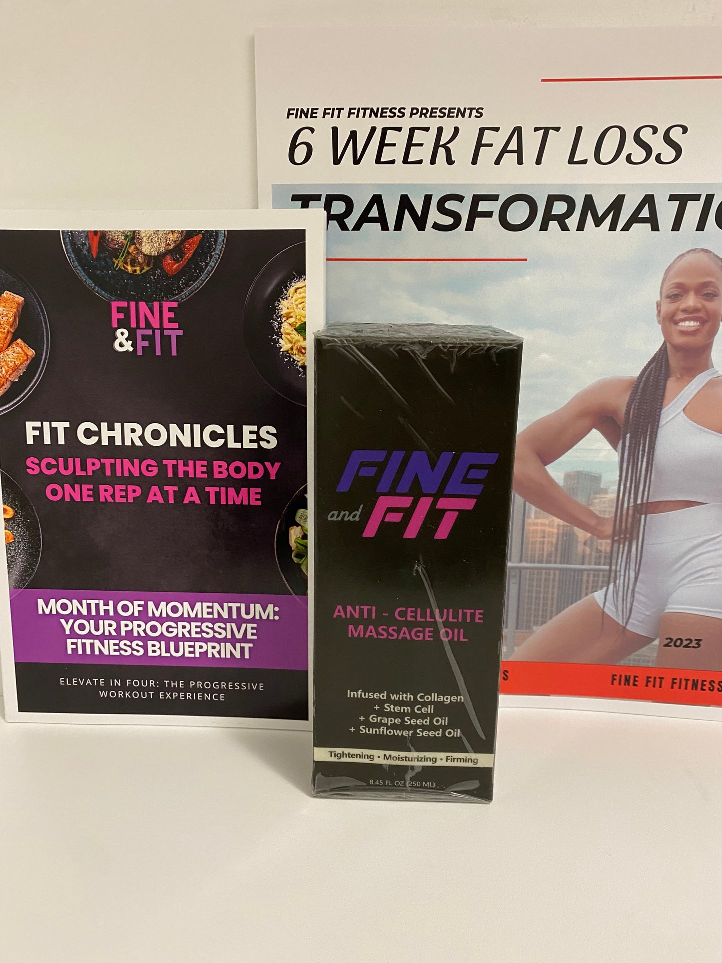 Anti_Cellulite Oil + 6 wk transformation guide and 4 week Fit Journal