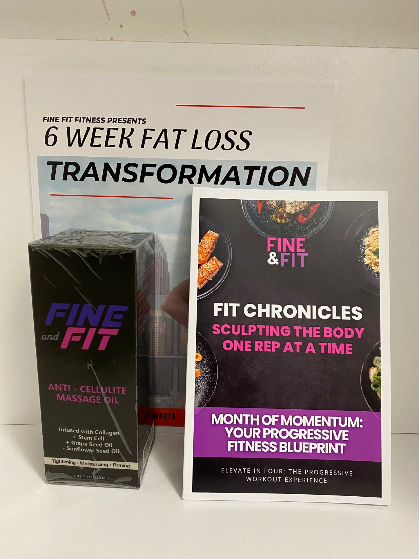 Anti_Cellulite Oil + 6 wk transformation guide and 4 week Fit Journal