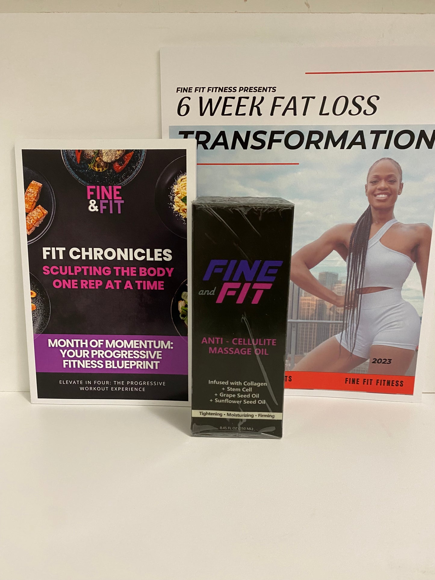 Anti_Cellulite Oil + 6 wk transformation guide and 4 week Fit Journal