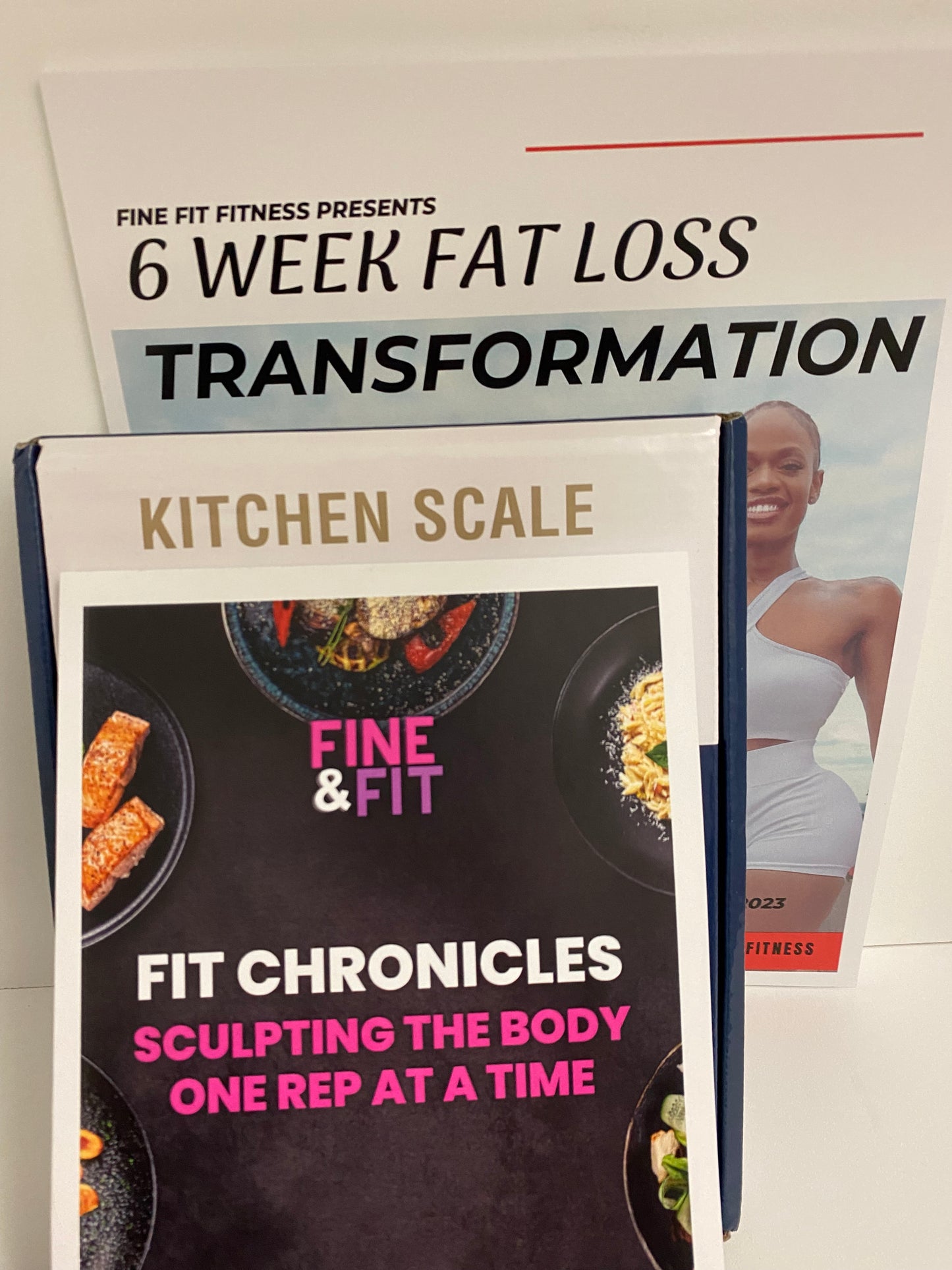 Food Scale + 6 wk transformation guide and 4 week Fit Journal