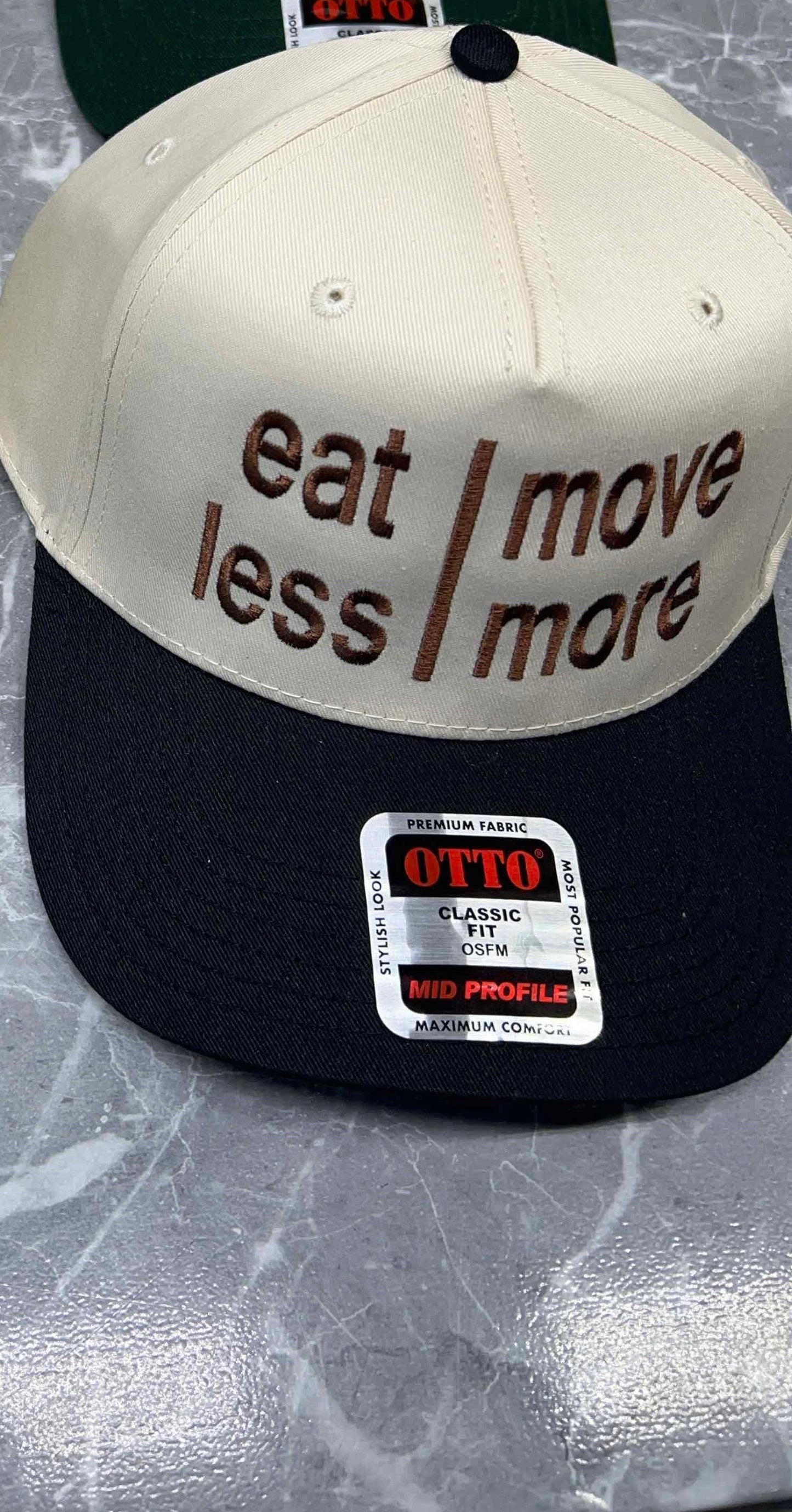 Eat Less Move More Hat Classic Fit