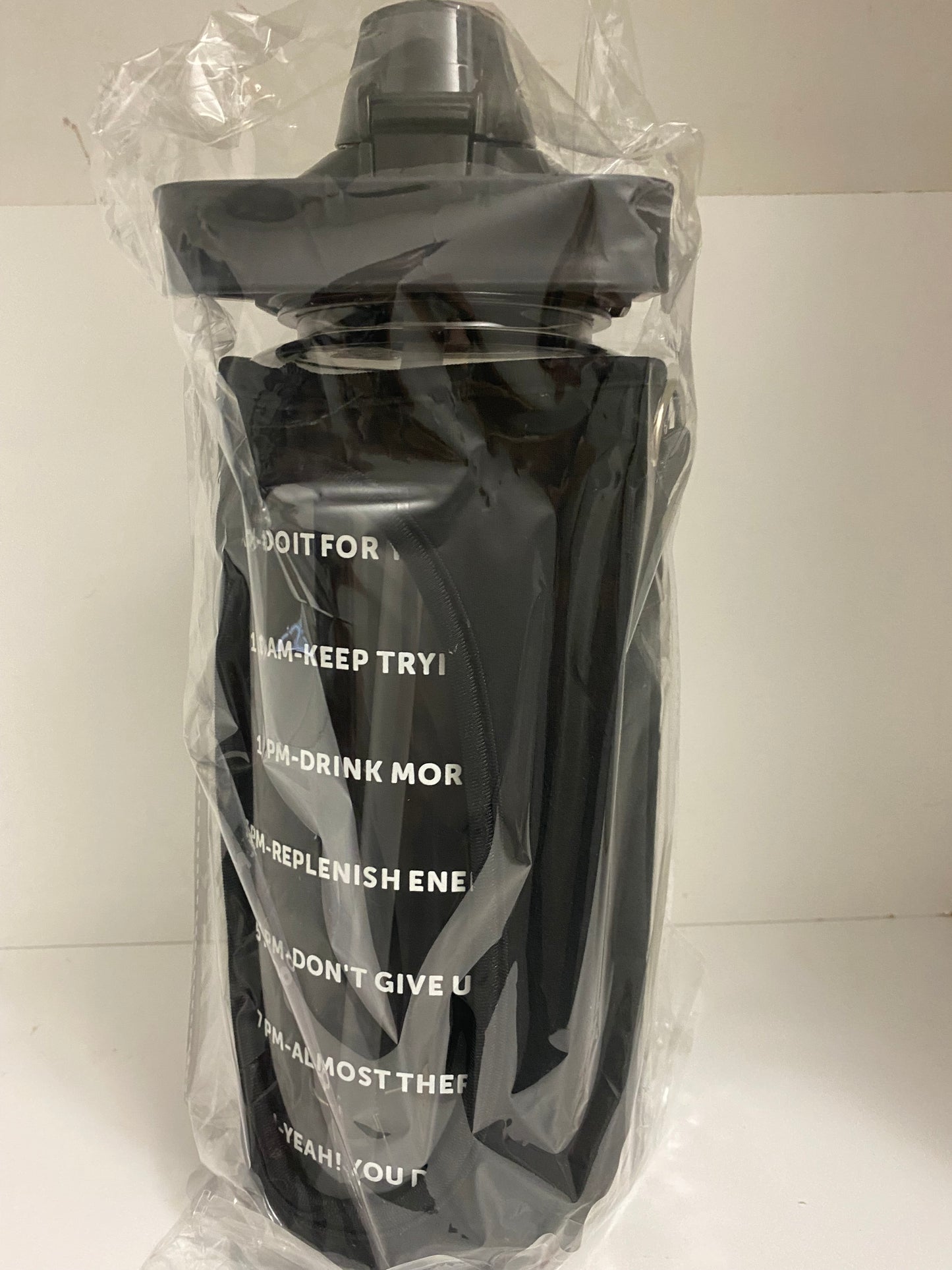 Water Bottle With Phone Holder ( 1/2 Gallon) 64 oz.