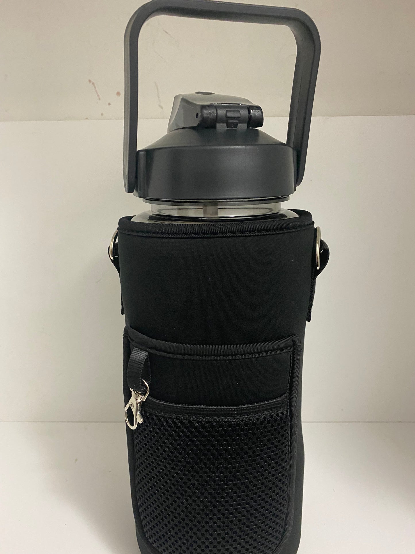 Water Bottle With Phone Holder ( 1/2 Gallon) 64 oz.