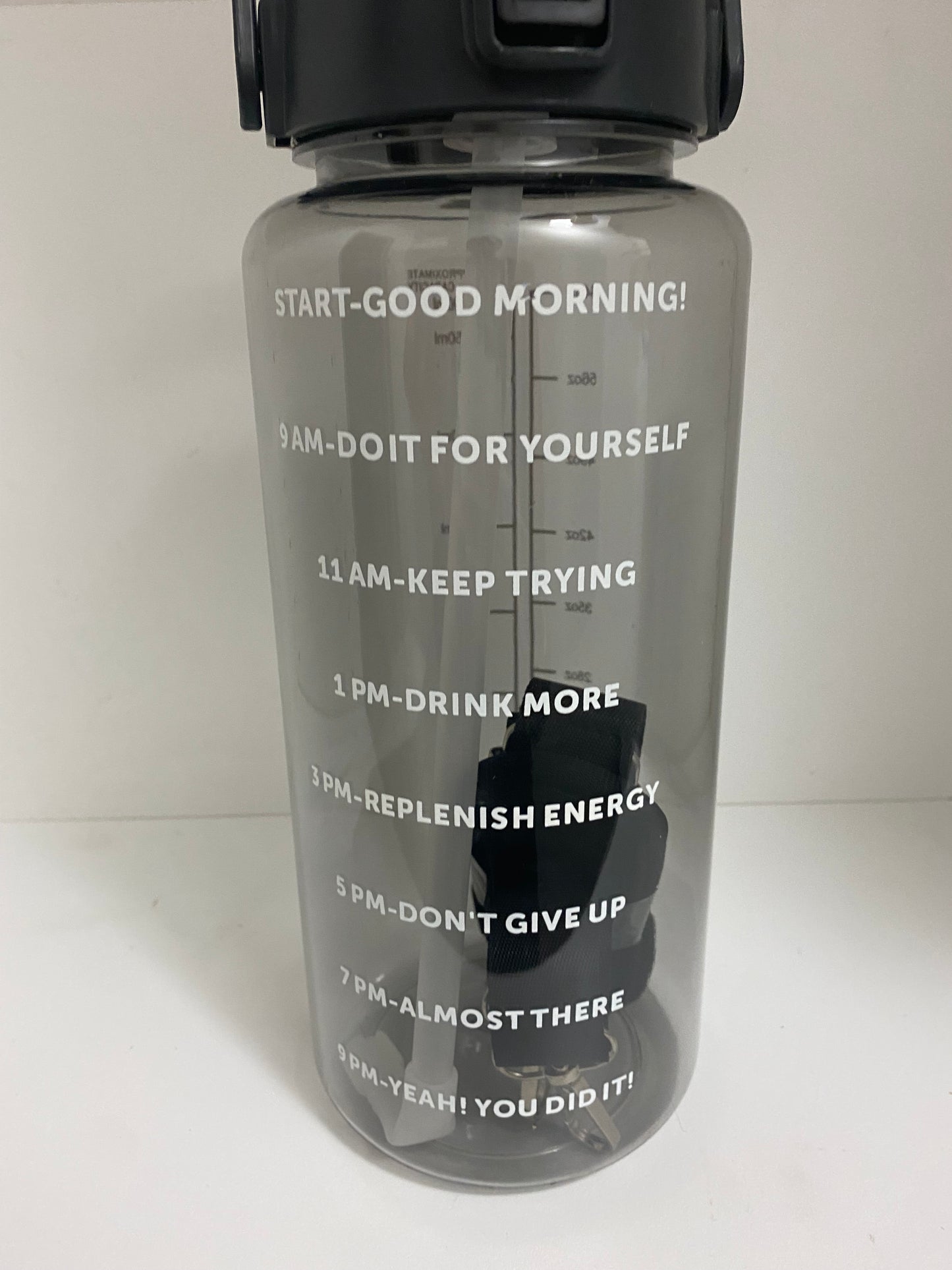 Water Bottle With Phone Holder ( 1/2 Gallon) 64 oz.