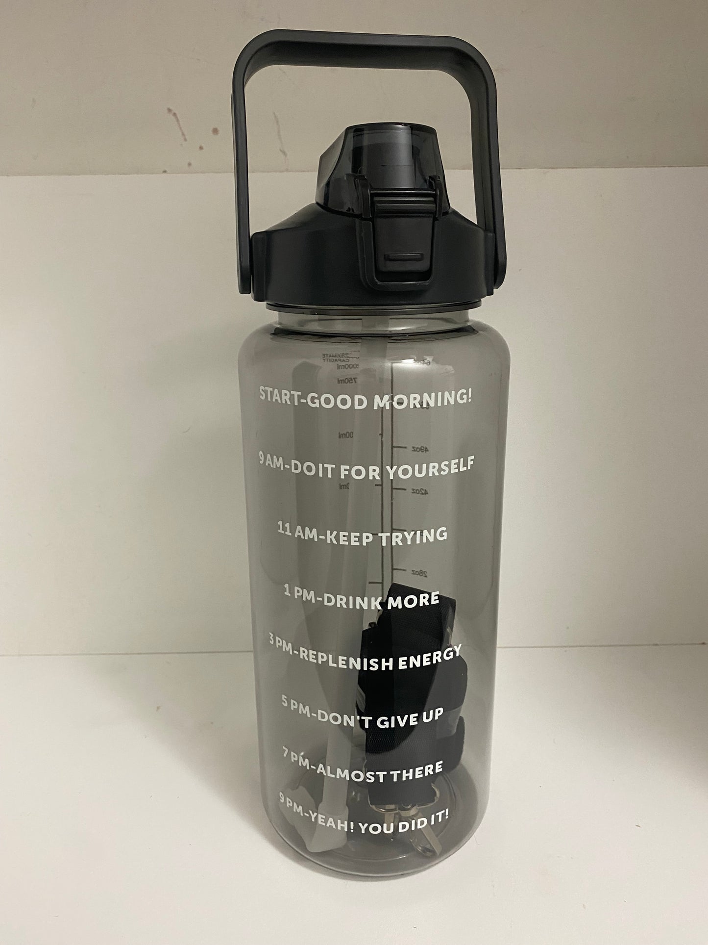 Water Bottle With Phone Holder ( 1/2 Gallon) 64 oz.